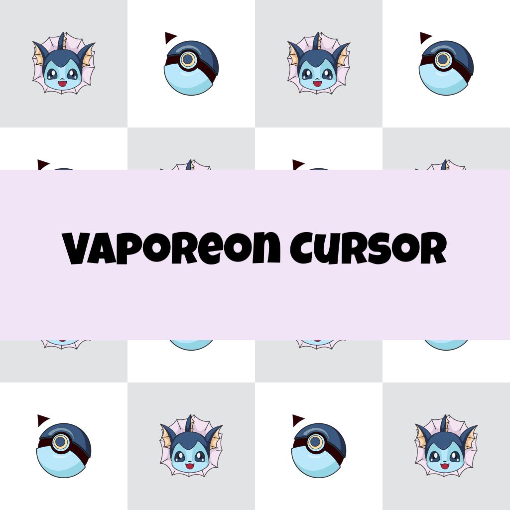 Preview Vaporeon cursor custom cursor pack